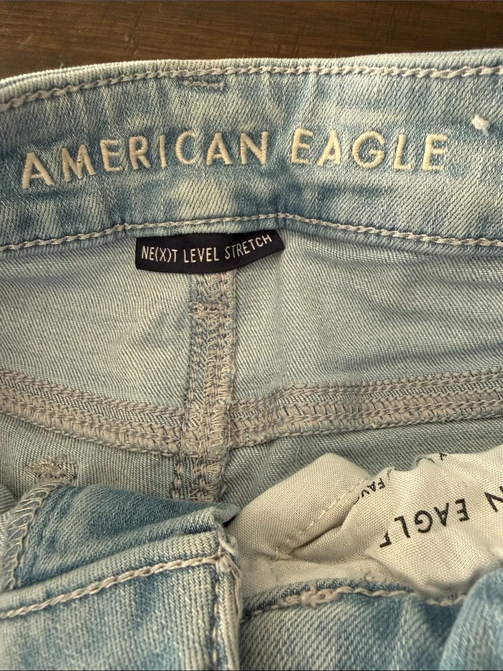 American Eagle Outfitters Light Blue Stretch Jeans